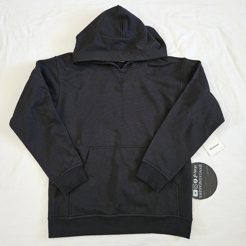 Lululemon All Yours Hoodie Terry BLK Black Women's Size 8